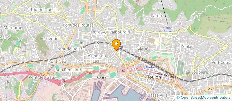 localisation de l'entreprise MARIE AKASHA  TOULON