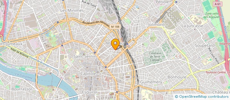 localisation de l'entreprise MARIE-ALBERT  TOULOUSE