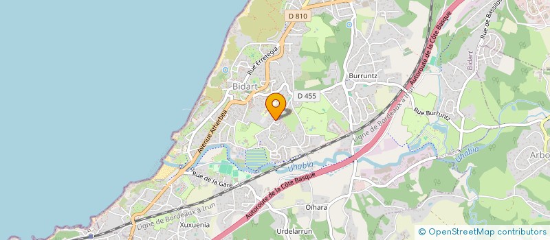 localisation de l'entreprise MARIE ALDAMA à BIDART