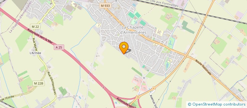 localisation de l'entreprise MARIE AMELIE  LA CHAPELLE-D'ARMENTIERES