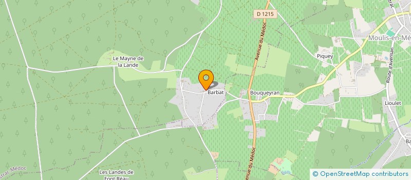 localisation de l'entreprise MARIE-ANNE  LISTRAC-MEDOC