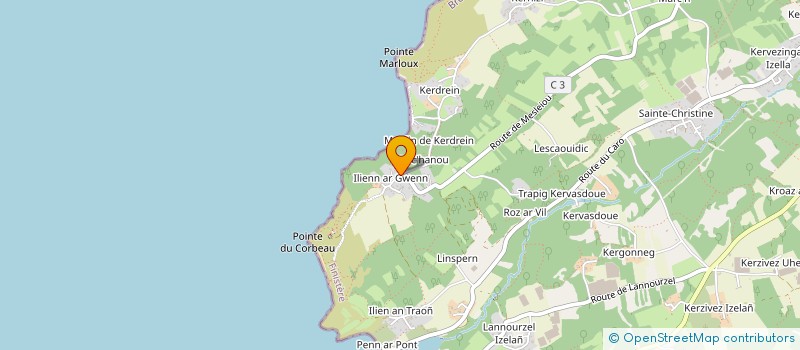 localisation de l'entreprise MARIE-ANNE ANGLARET  PLOUGASTEL-DAOULAS