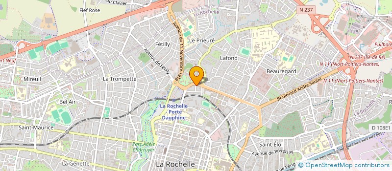 localisation de l'entreprise MARIE-ANNE BUSSIERES AVOCAT  LA ROCHELLE