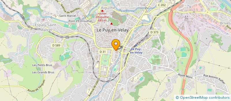 localisation de l'entreprise MARIE-ANNE CHAMARD-CABIBEL & ISABELLE LABARTHE-LENHOF ASSOCIES à LE PUY-EN-VELAY
