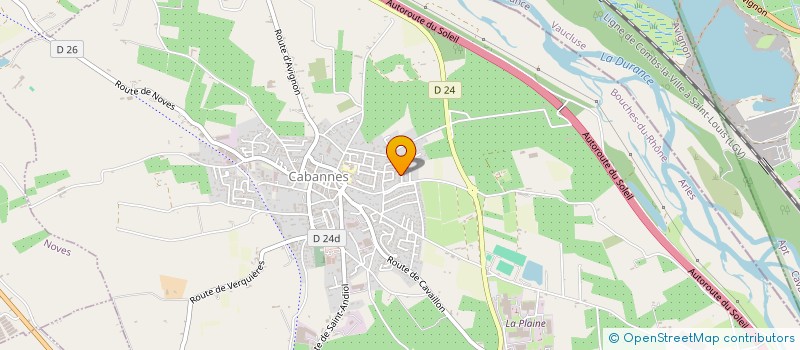 localisation de l'entreprise MARIE-ANNE SALVADOR  CABANNES