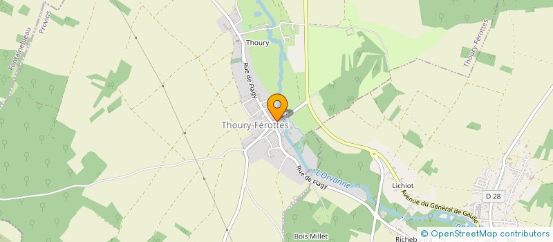 localisation de l'entreprise MARIE-ANNE SERVICES à THOURY-FEROTTES