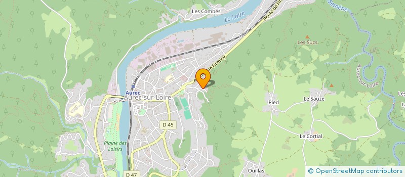 localisation de l'entreprise MARIE-ANTOINETTE  AUREC-SUR-LOIRE