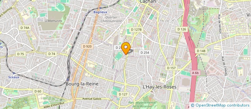 localisation de l'entreprise MARIE ANTOINETTE MUET FORMATION à CACHAN