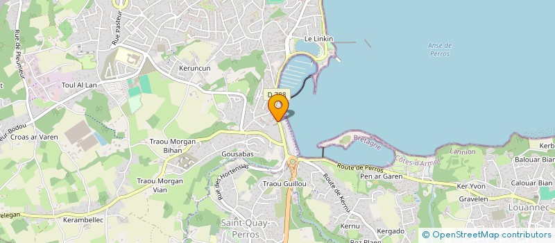 localisation de l'entreprise MARIE AUBOUSSU-BIGNON ET MARC BIGNON, NOTAIRES ASSOCIES  PERROS-GUIREC