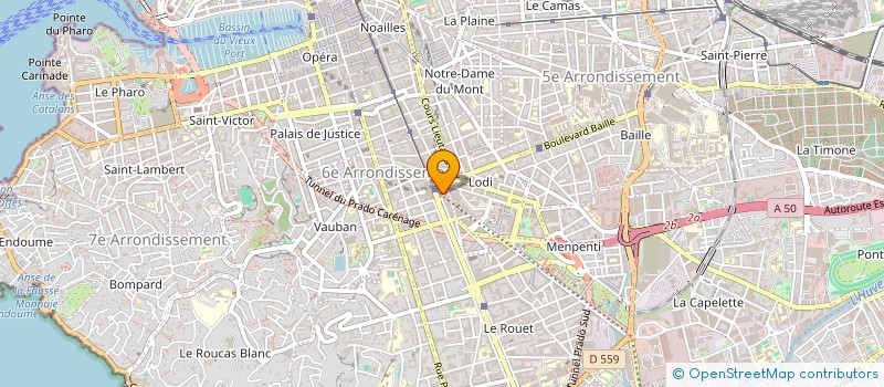 localisation de l'entreprise MARIE B  MARSEILLE