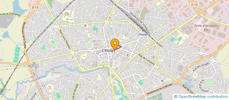localisation de l'entreprise MARIE BEAUTY à CHOLET
