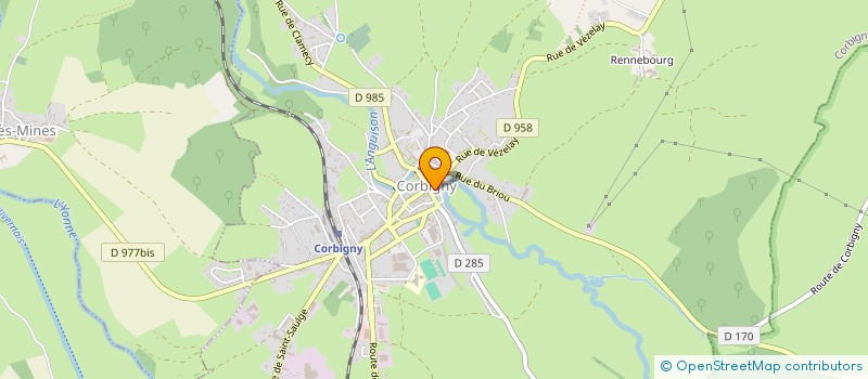 localisation de l'entreprise MARIE BONGARD  CORBIGNY