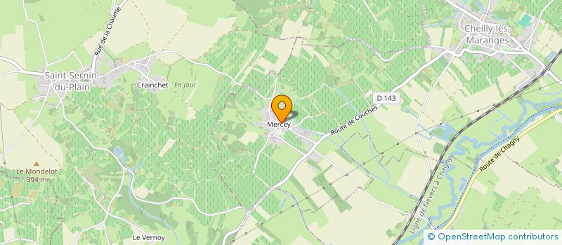 localisation de l'entreprise MARIE BOUTHENET à CHEILLY-LES-MARANGES