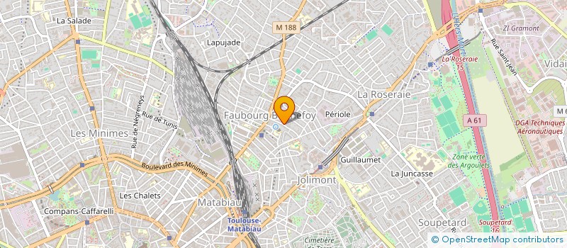 localisation de l'entreprise MARIE CABRILLAC à TOULOUSE