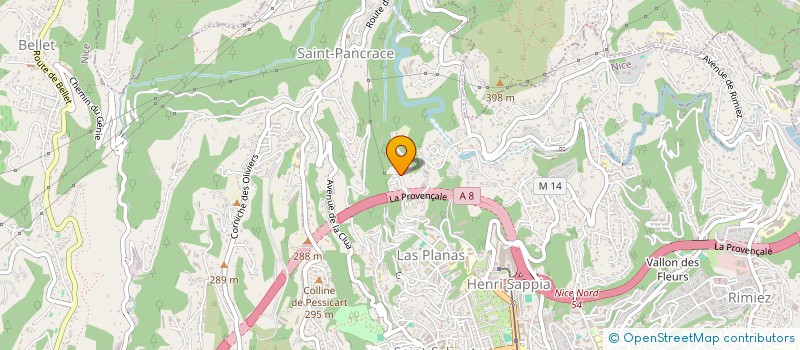 localisation de l'entreprise MARIE-CECILE  NICE