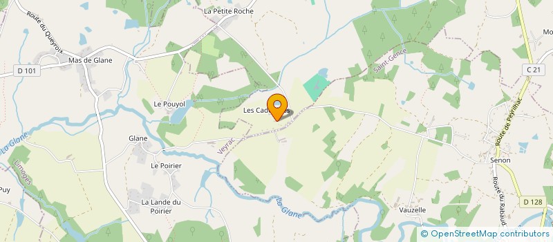 localisation de l'entreprise MARIE CELESTE à PEYRILHAC