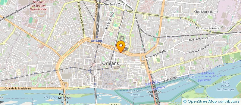 localisation de l'entreprise MARIE CELINE BASTEL à ORLEANS