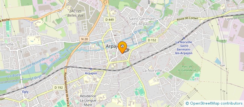 localisation de l'entreprise MARIE - CERISE à ARPAJON