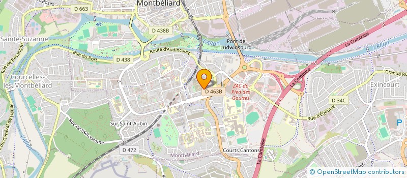localisation de l'entreprise MARIE CHRISTINE à MONTBELIARD