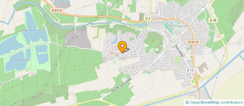 localisation de l'entreprise MARIE CHRISTINE  BELLEGARDE
