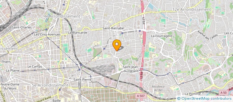 localisation de l'entreprise MARIE-CHRISTINE à MARSEILLE