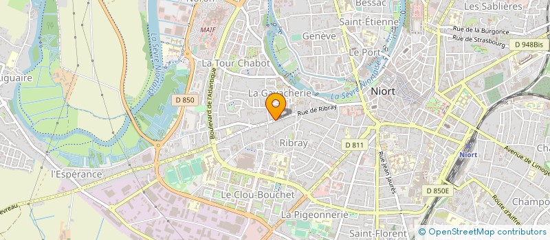 localisation de l'entreprise MARIE CHRISTINE BILLAUD FINANCE  NIORT