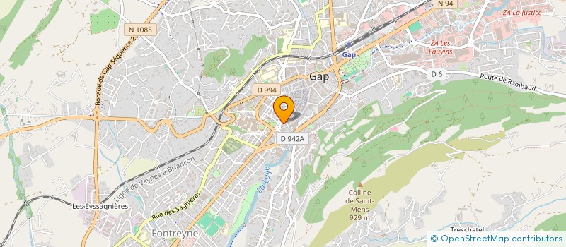 localisation de l'entreprise MARIE CHRISTINE COIFFURE à GAP