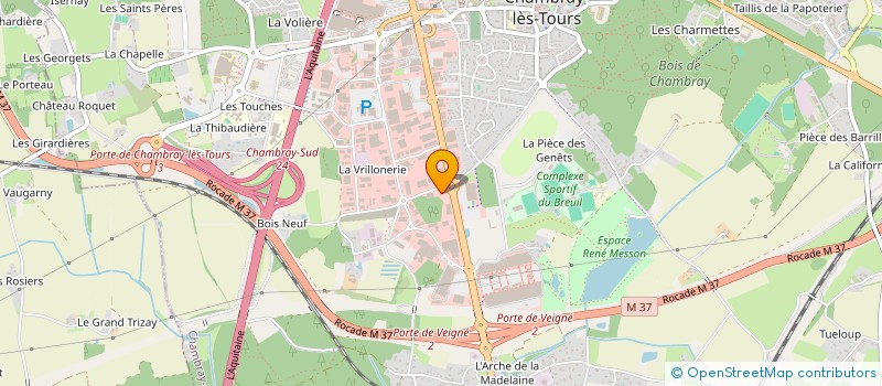 localisation de l'entreprise MARIE CLAUDE à CHAMBRAY-LES-TOURS