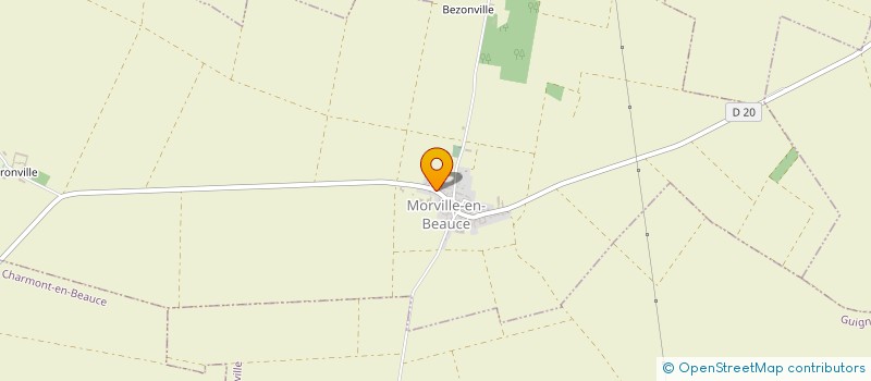 localisation de l'entreprise MARIE CLAUDE à MORVILLE-EN-BEAUCE
