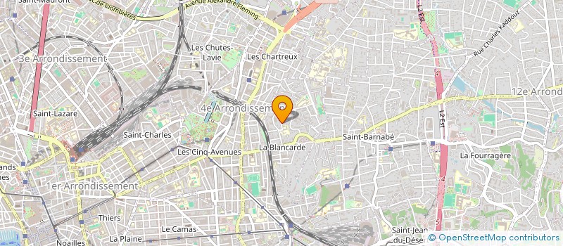 localisation de l'entreprise MARIE CLEMENCE à MARSEILLE