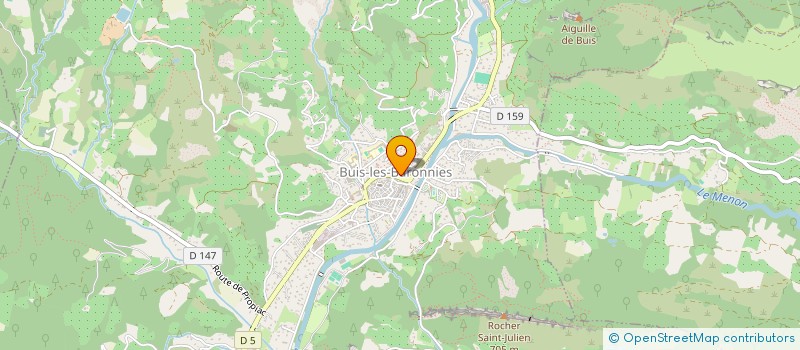 localisation de l'entreprise MARIE COIFFURE à BUIS-LES-BARONNIES