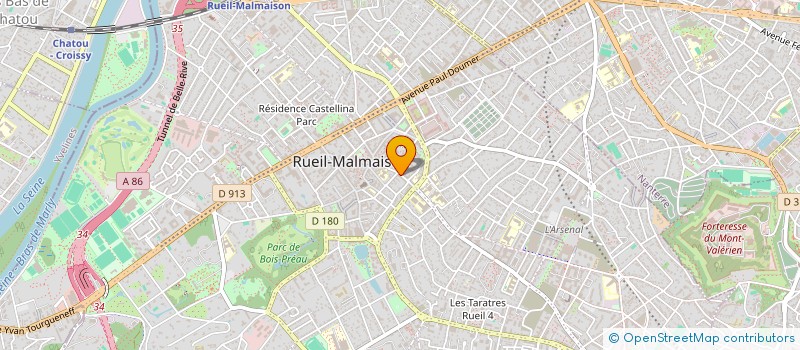 localisation de l'entreprise MARIE COSMETIQUE à RUEIL-MALMAISON