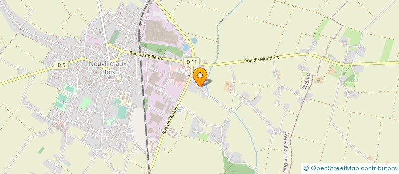 localisation de l'entreprise MARIE COUVERTURE  NEUVILLE-AUX-BOIS