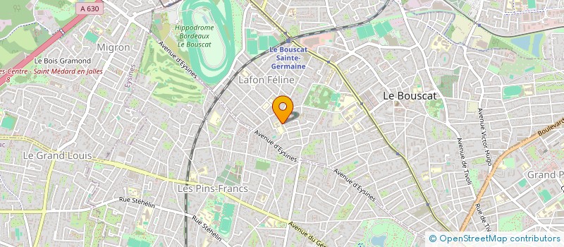 localisation de l'entreprise MARIE CURIE  LE BOUSCAT