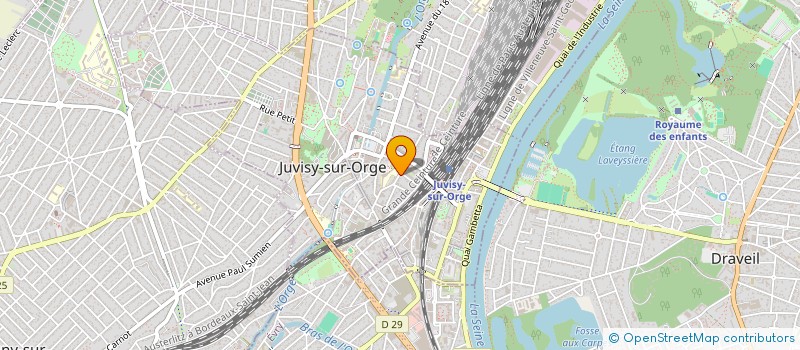 localisation de l'entreprise MARIE DACHEVILLE à JUVISY-SUR-ORGE