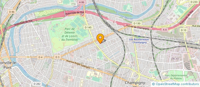 localisation de l'entreprise MARIE DAGUENET BIENVENU  CHAMPIGNY-SUR-MARNE