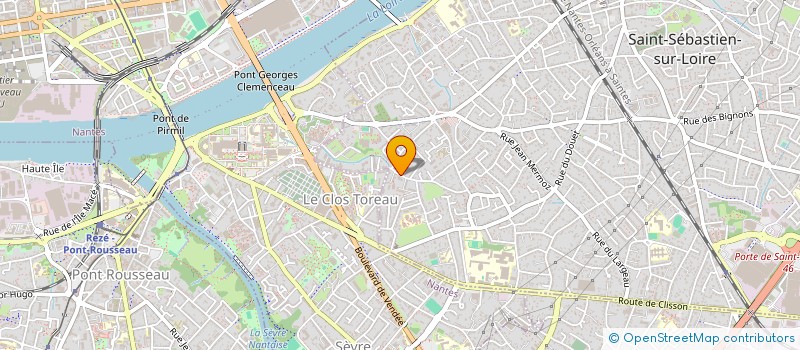 localisation de l'entreprise MARIE DANSE  SAINT-SEBASTIEN-SUR-LOIRE