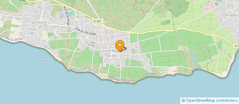localisation de l'entreprise MARIE DE RAY  SAINTE-MARIE-DE-RE
