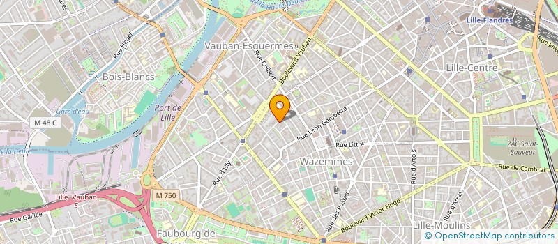 localisation de l'entreprise MARIE DELEMER FORMATION  LILLE