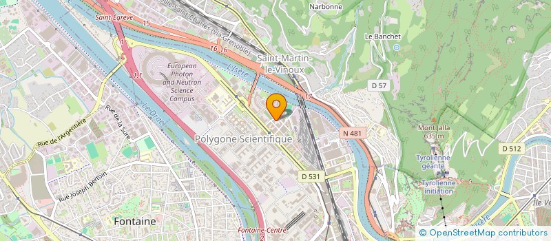 localisation de l'entreprise MARIE  DJ  GRENOBLE