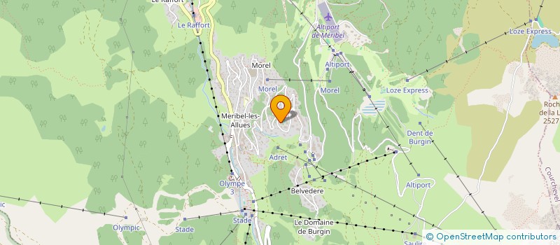 localisation de l'entreprise MARIE DU CRETET à LES ALLUES