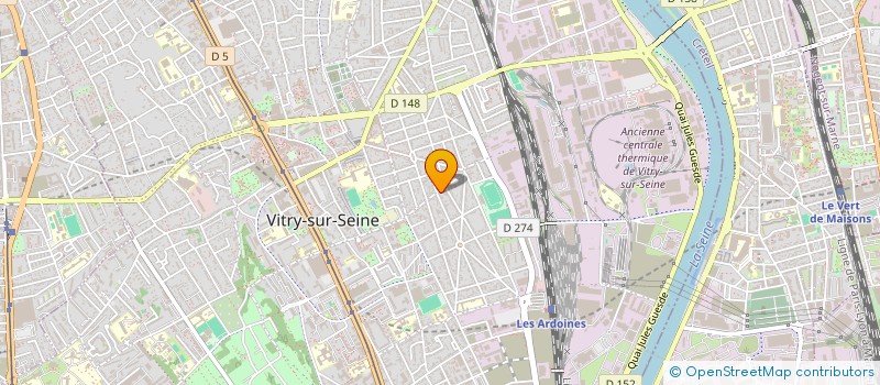 localisation de l'entreprise MARIE DUHART STUDIO à VITRY-SUR-SEINE