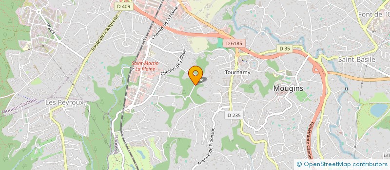 localisation de l'entreprise MARIE E LUNA à MOUGINS