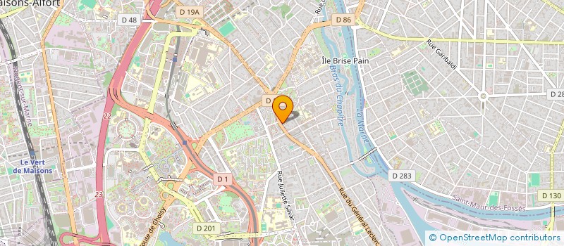 localisation de l'entreprise MARIE EDITH TRANSPORT  CRETEIL