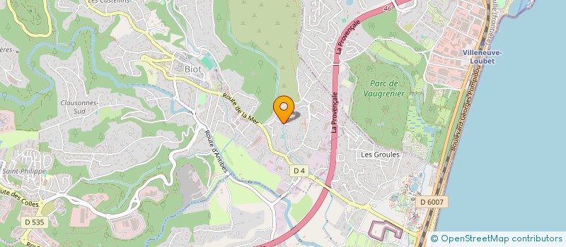 localisation de l'entreprise MARIE-ELISABETH  BIOT