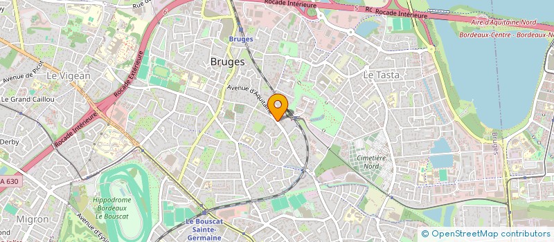 localisation de l'entreprise MARIE ET FLORIANE  BRUGES