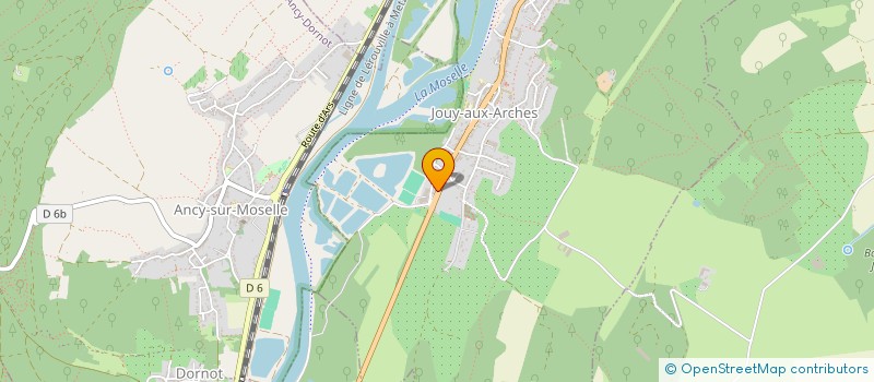 localisation de l'entreprise MARIE ET LAURA  JOUY-AUX-ARCHES