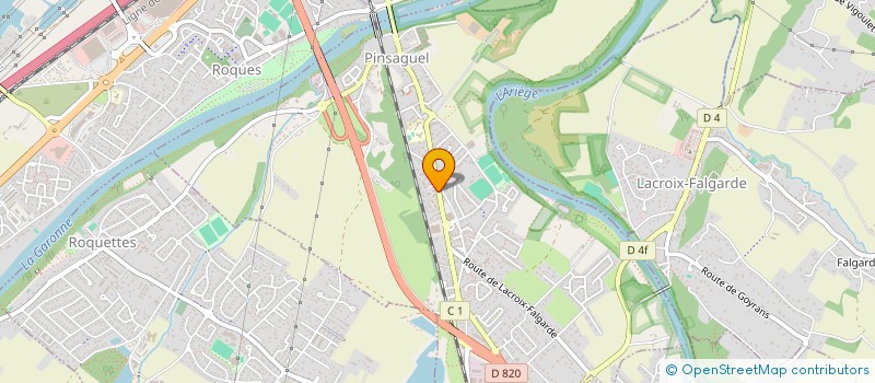 localisation de l'entreprise MARIE ET MARIUS FOURCADE  PINSAGUEL