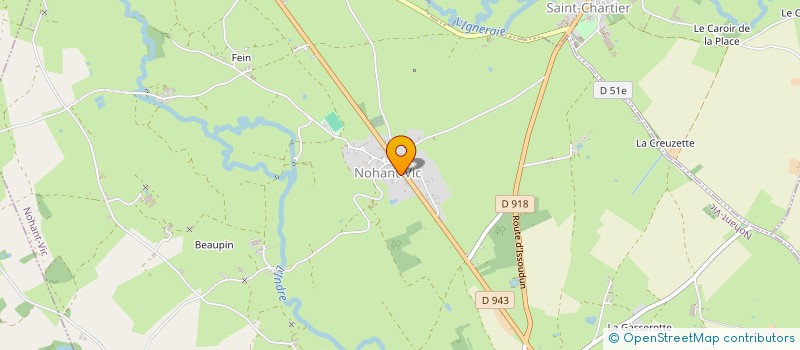 localisation de l'entreprise MARIE ET NICO  NOHANT-VIC