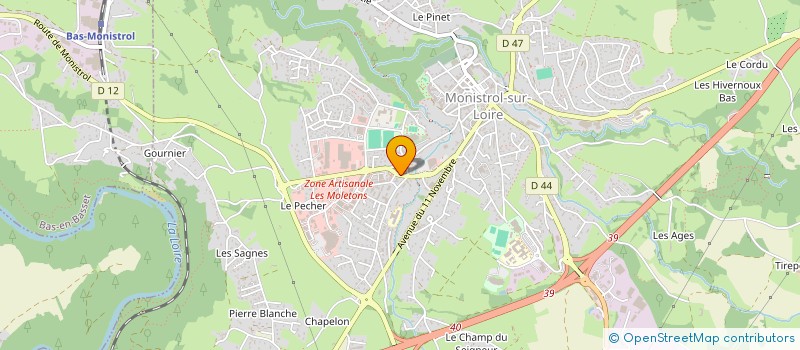 localisation de l'entreprise MARIE ET PHIL  MONISTROL-SUR-LOIRE